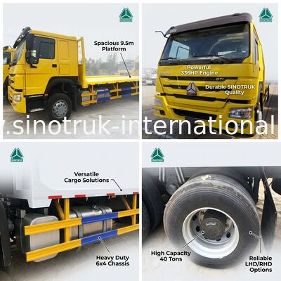 HOWO ZZ1257N5847W 6X4 WD615.69 شاحنة بضائع