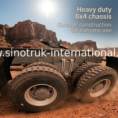 سينوتروك 430 حصان 6 × 4 جرار مع مظلة عسكرية