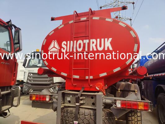 SINOTRUK HOWO 290 HP شاحنة صهريج الزيت بسعة 10 تدابير بناء الثقة والشاسيه للخدمة الشاقة
