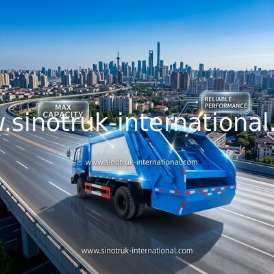 النفايات جمع المركبات التجارية إدارة النفايات القمامة شاحنة 5-6 تدابير بناء الثقة