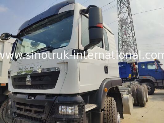 شاسية شاحنة SINOTRUK TX مع محرك 371HP ، سعة حمولة 30-40 طن و LHD / RHD اختياري