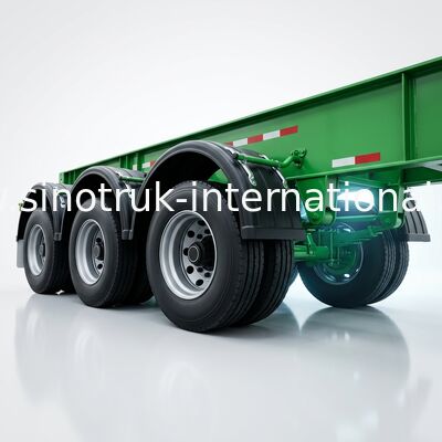 رافع جانبي ذو 3 محاور مثبت على شاحنة 20ft 40ft FUWA ماركة Tri Axle