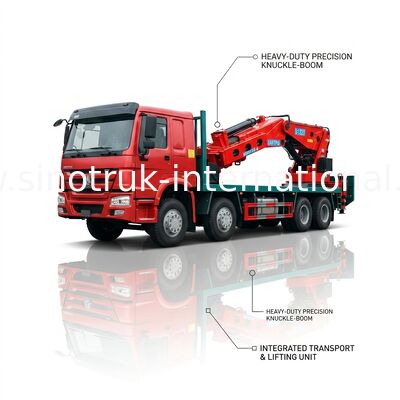 Hydraulic Truck Mounted Crane 25 Tons XCMG , Hydraulic Knuckle Boom Crane