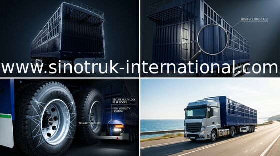 Logistic Industry Tri Axle Semi Tipper، Cargo Semi Low Bed Trailer