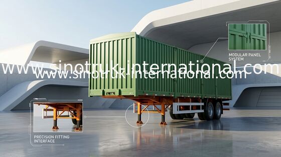 High Efficiency Storage Stake Semi Trailer Truck Flexible Various