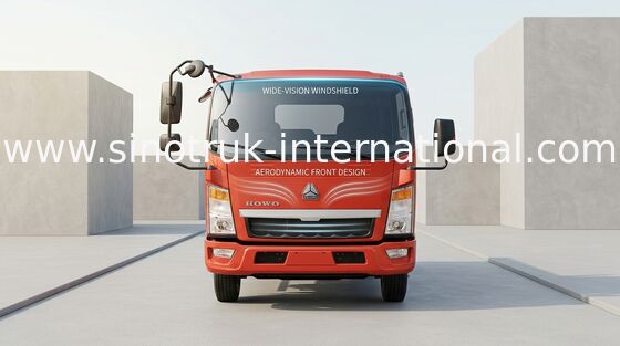 High Grade Interior 12 Tons 3600 wheelbase Van Box Truck For Fruits Delivery