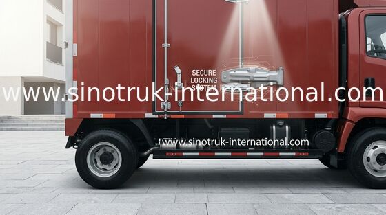 16 Tons Loading Capacity Light Duty Trucks , 3800 Wheel Base Van Truck