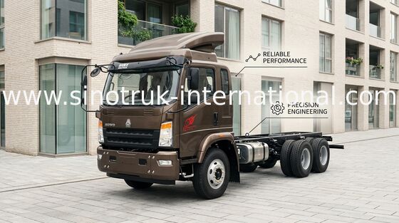 SINOTRUK HOWO 8 Tons Light Duty Trucks RHD 4X2 116HP ZZ1087D3614C180