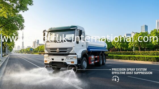 Landscape Engineering Water Sprinkling Tank Truck SINOTRUK 25CBM ZZ1251M4441W