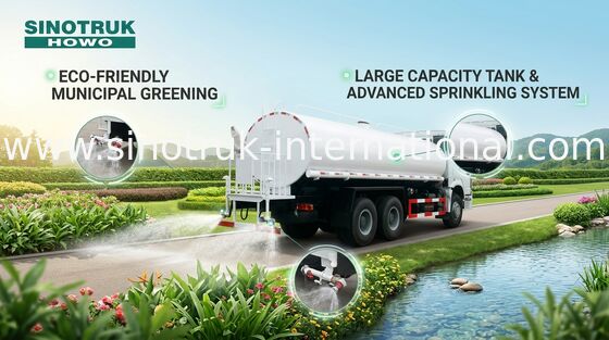 SINOTRUK  HOWO Potable Water Tanker Trucks LHD 6X4 18CBM For Pesticide Spraying