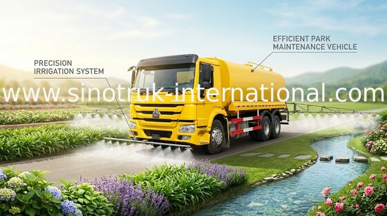 Internal Anti - Corrosion Water Tank Truck , Water Transport Trucks 21-25CBM