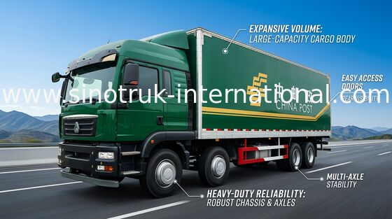 SINOTRUK HOWO Cargo Van Truck 30 - 40 Tons 6x2 Euro 2 336HP For Logistics Industry