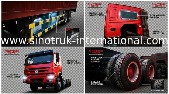 Professional Cargo Commercial Vehicles With Four Independent Braking System