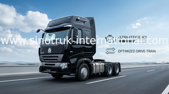 RHD 6X4 SINOTRUK HOWO 6X4 تفريغ شاحنة جرار مع اليورو 2 الانبعاثات القياسية