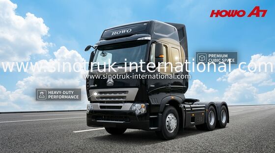 SINOTRUK HOWO نصف مقطورة A7 رأس جرار مع مكيف الهواء