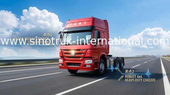 شاحنة جرار SINOTRUK HOWO LHD 6X4 Euro2 380HP ZZ4257S3241W