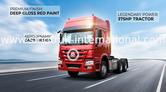 شاحنة جرار SINOTRUK HOWO LHD 6X4 Euro2 336HP اثنين من رصيف ZZ4257N3241V