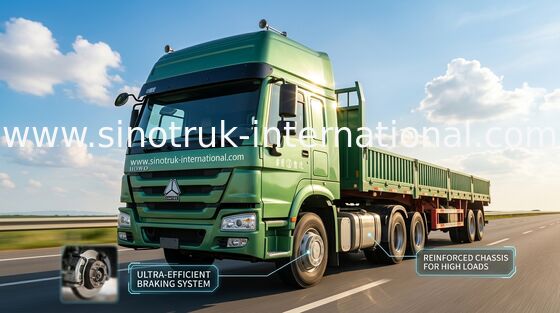 شاحنة جرار SINOTRUK HOWO RHD 6X4 Euro2 420HP ZZ4257V3241W
