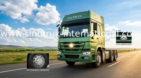 ساينو تراك هووا جرار شاحنة LHD 6X4 Euro2 420HP ZZ4257V3241W