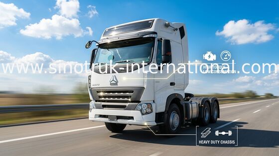 رئيس شاحنة مقطورة LHD 6X4 Euro2 336HP مع اثنين من مرسى ZZ4257N3247N1B