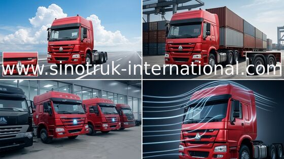 شاحنة جرار SINOTRUK HOWO LHD 6X4 Euro2 420HP ZZ4257V3241W