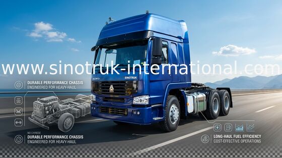 SINOTRUK HOWO جرار شاحنة LHD 6X4 Euro2 371HP ZZ4257S3241W