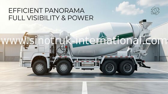 SINOTRUK HOWO شاحنة خلط الخرسانة 14CBM 371HP 8X4 LHD ZZ5317GJBN3261W