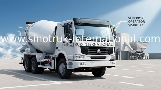 شاحنة خلط الخرسانة SINOTRUK HOWO 12CBM 336HP 6X4 LHD ZZ1257N4048W