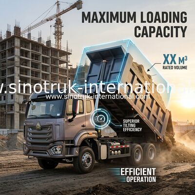 20CBM Cargo Body Capacity Heavy-Duty Hauler ZZ3257V384JB1R for Heavy-Duty Transportation