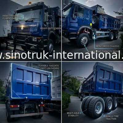 سينوتروك هوفو شبح وجه تيبر شاحنة القمامة LHD 6 × 4 371HP 20CBM