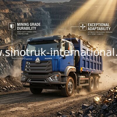 شاحنة النقل SINOTRUK HOHAN 371HP 10 عجلات LHD 40 طن 20-30CBM ZZ3317N356JB1