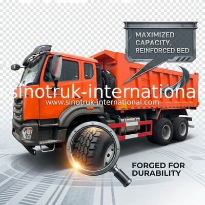شاحنة " سينوتروك هوهان " للطاقة النقالة N7 6 × 4 10 عجلات 380 حصان Lhd أو Rhd
