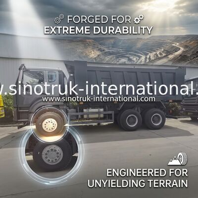 أسود SINOTRUK HOWO قلابة شاحنة LHD 6X4 371HP New Howo E7 Cab