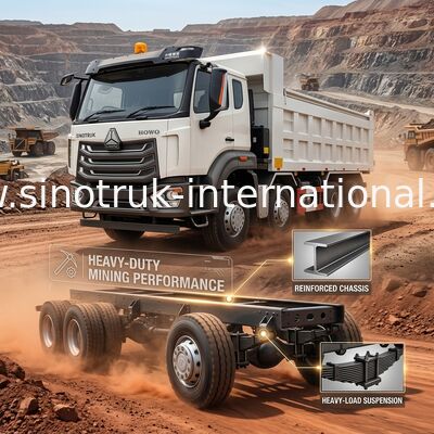 Sinotruk Howo Tipper Dump Truck العلامة التجارية الجديدة 380Hp Rhd 12عجلات 8 × 4