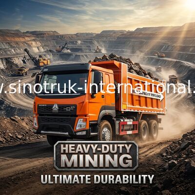 SINOTRUK ORANGE HOWO 371HP 6x4 TIPPER DUMP TRUCK 30T تحميل