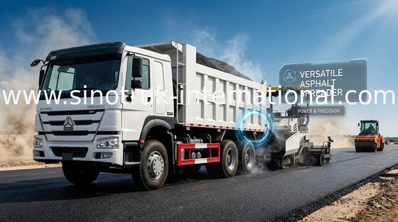 ساينو تراك HOWO 6 × 4 شاحنة قلابة 371HP LHD ZZ3257N4147W