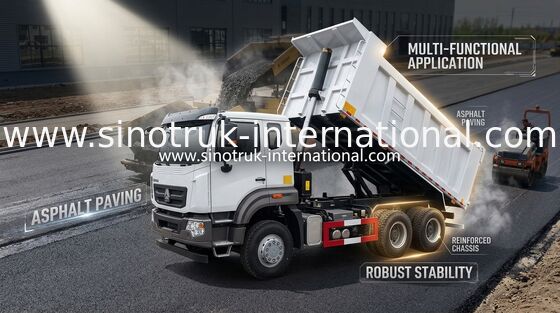 الثقيلة 380hp قلابة شاحنة قلابة ZZ3257V384JB1
