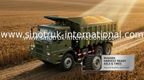 شاحنة التفريغ ذات السعة العالية شاحنة قلابة SINOTRUK HOWO70 6X4
