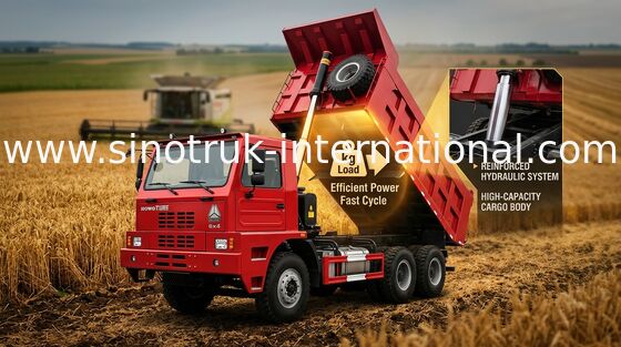 شاحنة التفريغ عالية الكفاءة قلابة 6X4 HOWO SINOTRUK ZZ5707S3640AJ