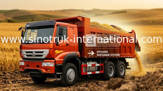 SINOTRUK الذهبي الأمير تفريغ شاحنة 6X4 336HP LHD 25-30tons ZZ3251N3641W