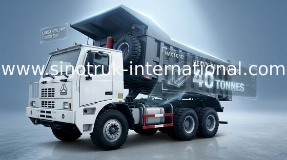 HOWO SINOTRUK شاحنة قلابة تجارية قلابة ذات قدرة تحميل عالية