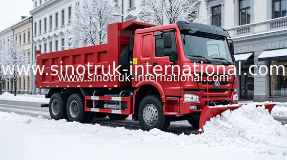 SINOTRUK HOWO تفريغ شاحنة 290HP 10 عجلات LHD 25-40tons 10-25CBM ZZ3257M2947A