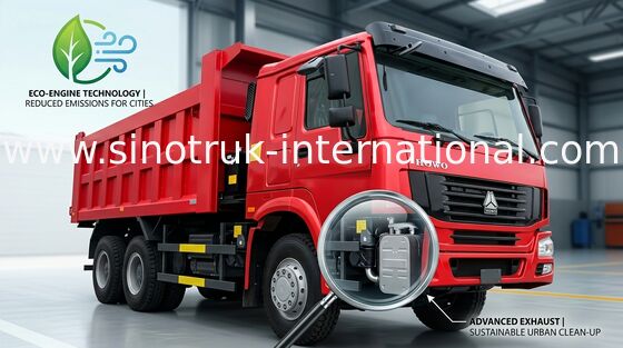 SINOTRUK HOWO تفريغ شاحنة 290HP 10 عجلات LHD 25-40tons 10-25CBM ZZ3257M2947A