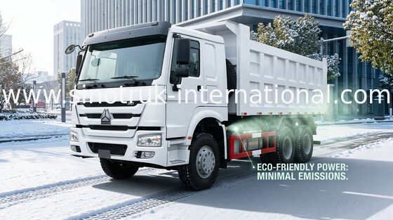 شاحنة قلابة قلابة SINOTRUK HOWO 25tons 371HP 10wheels RHD 10-25CBM ZZ3257N3647A