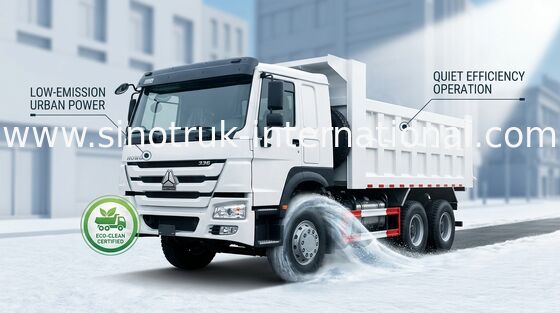شاحنة قلابة قلابة SINOTRUK HOWO 10 عجلات تحميل 10-25CBM 25-40tons ZZ3257N3647A