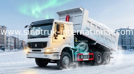 SINOTRUK HOWO قلابة شاحنة قلابة تحميل 25-40tons 371HP 6X4 10 عجلات 10-25CBM