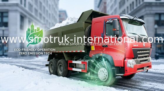 شاحنة قلابة قلابة SINOTRUK HOWO A7 371HP 6X4 10 عجلات لأعمال البناء