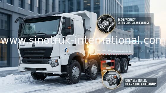 SINOTRUK HOWO A7 8X4 الثقيلة تفريغ شاحنة للتعدين ZZ3317N3867N1