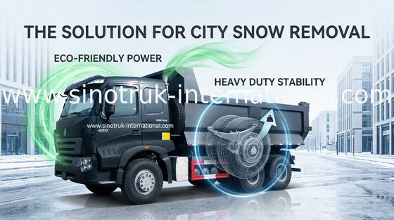 شاحنة قلابة قلابة SINOTRUK HOWO A7 420HP للتعدين ZZ3257V3847N1