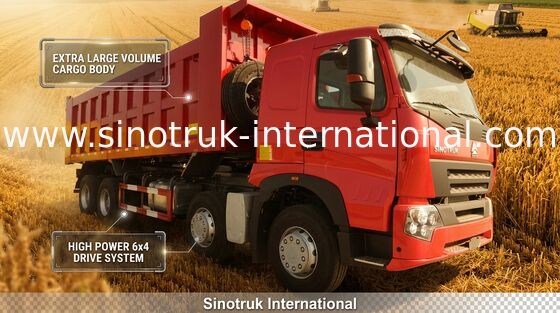 SINOTRUK HOWO A7 371HP شاحنة قلابة للتعمير ZZ3317N3867N1